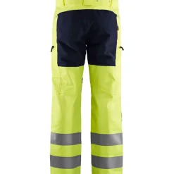 Huomiohousut Blåkläder 1585 Highvis Stretch, huomiokeltainen/musta
