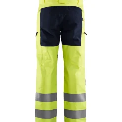 Huomiohousut Blåkläder 1585 Highvis Stretch, huomiokeltainen/musta
