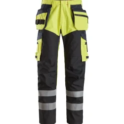 Huomiotyöhousut Snickers Workwear 6265 ProtecWork lk 1 reisivahvikkeilla