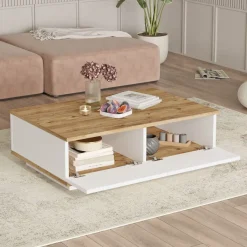 Huonekalusetti Linento Furniture FR19-AW mänty/valkoinen