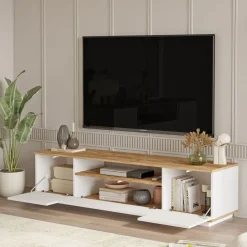 Huonekalusetti Linento Furniture FR19-AW mänty/valkoinen