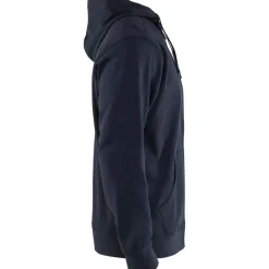 Huppari Blåkläder 3366-1158 vetoketjulla, 100% puuvillaa