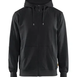 Huppari Blåkläder 3366-1158 vetoketjulla, 100% puuvillaa