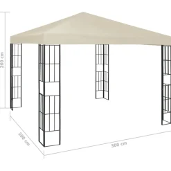 Huvimaja LED-valonauhoilla, 3x3-4m, eri kokoja ja värejä