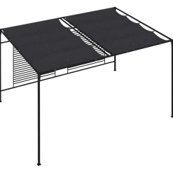 Huvimaja sisäänvedettävällä katolla 4x3x2,3m 180g/m², eri värejä