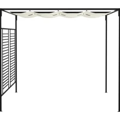 Huvimaja sisäänvedettävällä katolla 4x3x2,3m 180g/m², eri värejä