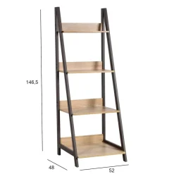 Hylly Home4You Step 52x48x146,5cm, tammi