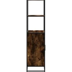 Hyllykkö/Kaappi 68x35x139 cm, suunniteltu puu ja metalli, eri värejä (42146)