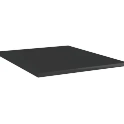 Hyllylevyt 8 kpl korkeakiilto musta 40x50x1,5 cm