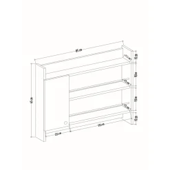 Hylly Linento Furniture Knerr, eri värejä