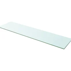 Hyllypaneeli, kirkas lasi, 100x25 cm
