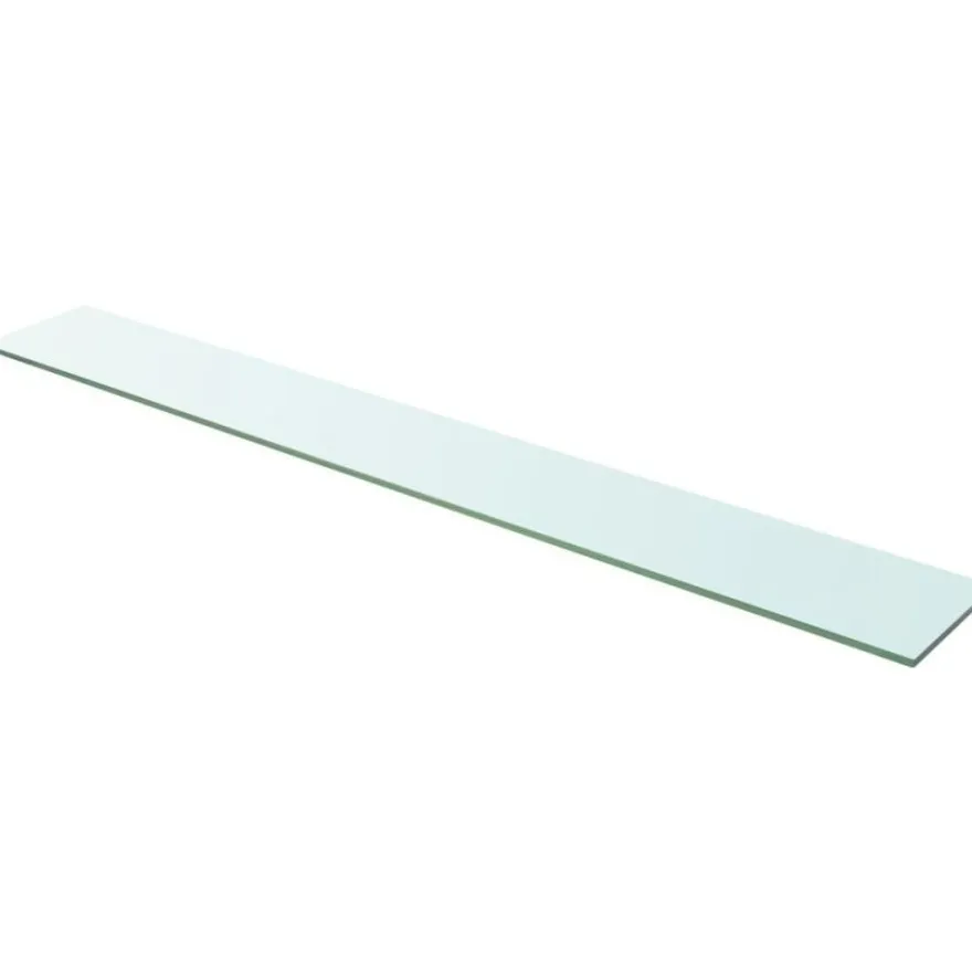 Hyllypaneeli kirkas lasi 110x15 cm