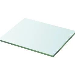 Hyllyt 2 kpl, kirkas lasi, 20x20 cm
