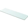 Hyllyt 2 kpl, kirkas lasi, 100x30 cm