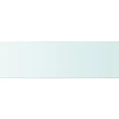 Hyllyt 2 kpl, kirkas lasi, 100x30 cm