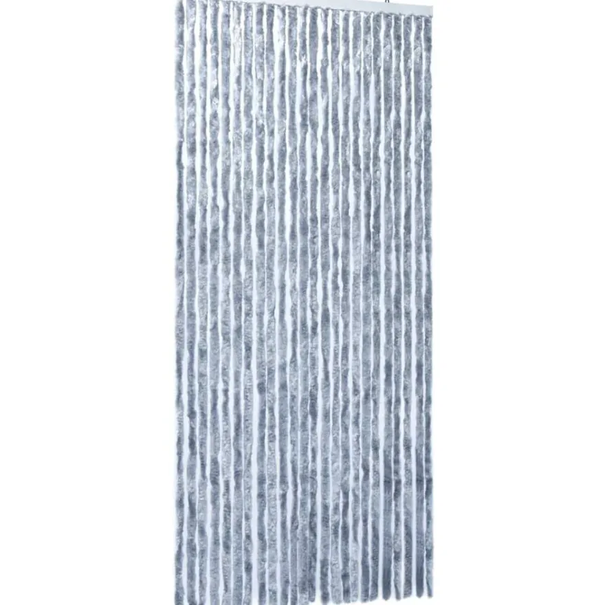 Hyönteisverho hopea 100x220 cm chenille