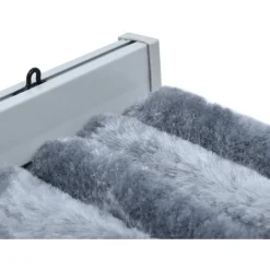 Hyönteisverho hopea 100x220 cm chenille