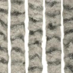Hyönteisverho vaalean- ja tummanharmaa 90x220 cm chenille