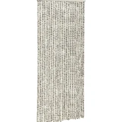 Hyönteisverho vaalean- ja tummanharmaa 90x220 cm chenille