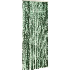 Hyönteisverho vihreä ja valkoinen 90x220 cm chenille