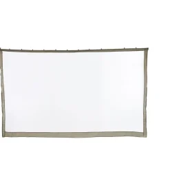Hyttysverkko Hillerstorp Luxor 3x4m paviljongille, vaaleanharmaa/musta, 4kpl