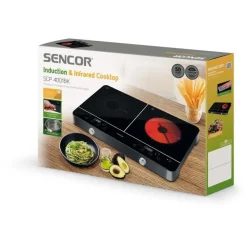 Induktio/keraaminen keittolevy Sencor SCP4001BK, musta