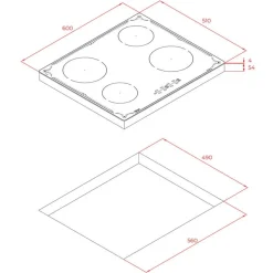 Induktioliesitaso Teka IBR 64040 TTC, 60cm, musta
