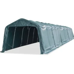Irrotettava karjateltta PVC 550 g/m² 3,3x16 m tummanvihreä