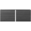 Istutuslaatikko 250x100x91 cm wpc harmaa