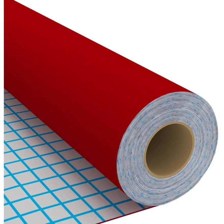 Itseliimautuva huonekalukalvo punainen 500x90 cm pvc