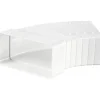 IV-kanavan käyrä Airsec 55x110 mm, 0-45°, horisontaalinen, muovi