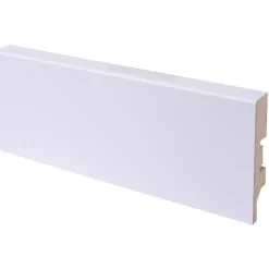 Jalkalista Maler R2, 12x58x2750mm, mdf, melamiinipinta, lumi