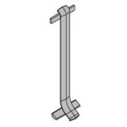 Jalkalistan liitospala Progress Profiles Skirting 2,7m 40mm 5kpl rst