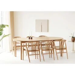 Jatkettava ruokailuryhmä House Nordic Bundaberg/Agustin, 6-istuttava, ruskea