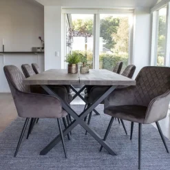Jatkettava ruokapöytä House Nordic Montpellier, 200x95cm, ruskea
