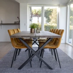 Jatkettava ruokapöytä House Nordic Montpellier, 200x95cm, ruskea