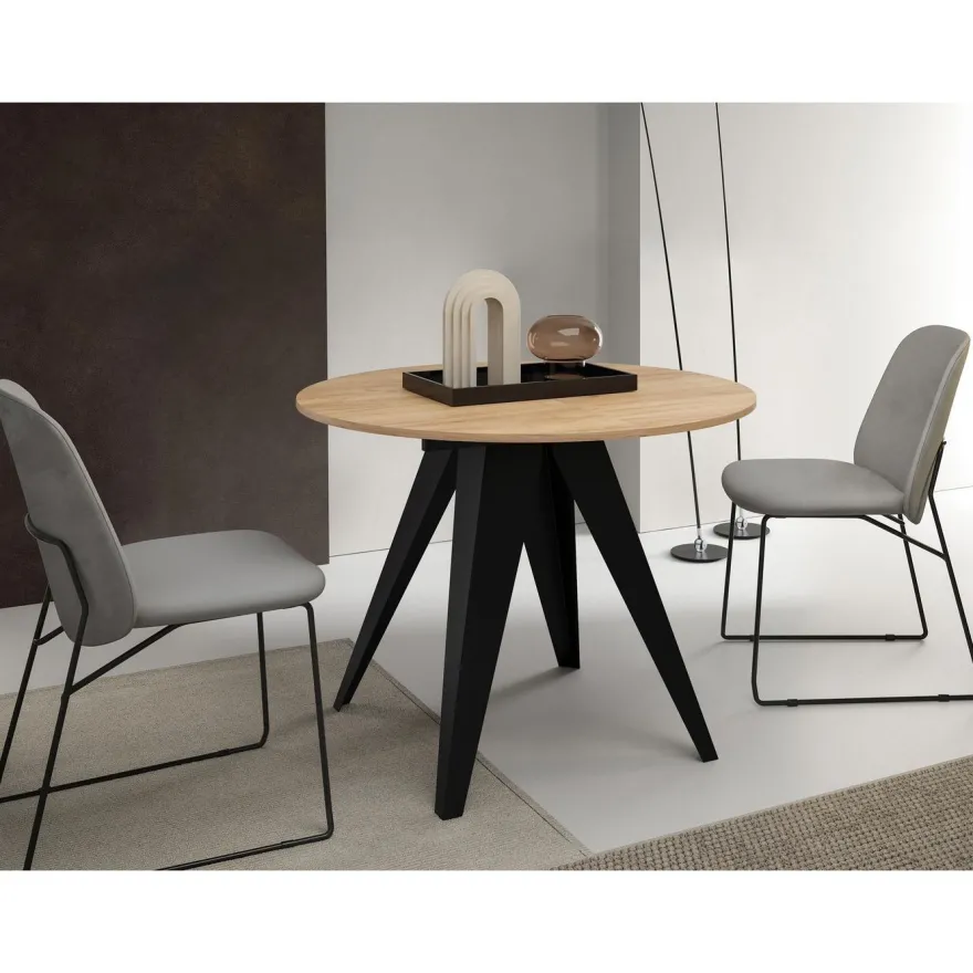 Jatkettava ruokapöytä Nomla GERDA 90, 90/120x90cm, eri värejä