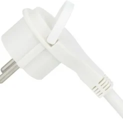 Jatkojohto Gelia 2+1+1 Kombi, 2m, 2-osainen + 1xUSB-A + 1xUSB-C, valkoinen/harmaa