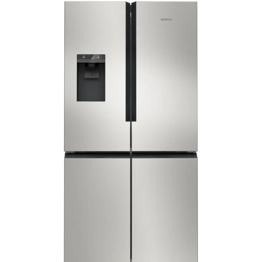 Jääkaappipakastin French Door Siemens iQ500 KF96IAPEA 90.5, 375/199 l, vesiautomaatti, jääpalakone, teräs