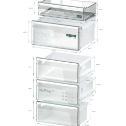 Jääkaappipakastin Siemens iQ300 KG36NVIDT, 60cm, 218/103 l, teräs