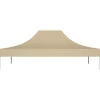 Juhlateltan katto 4,5x3 m beige 270 g/m²