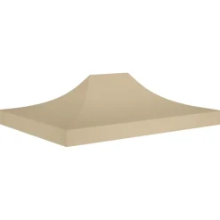 Juhlateltan katto 4,5x3 m beige 270 g/m²