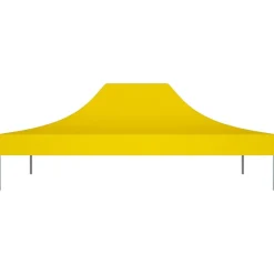 Juhlateltan katto 4x3 m keltainen 270 g/m²