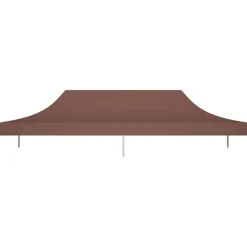 Juhlateltan katto 6x3 m ruskea 270 g/m²