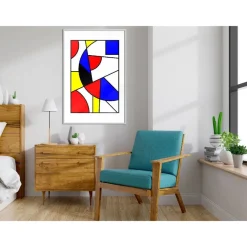 Juliste Artgeist Abstraction De Stijl, kehyksillä, eri kokoja