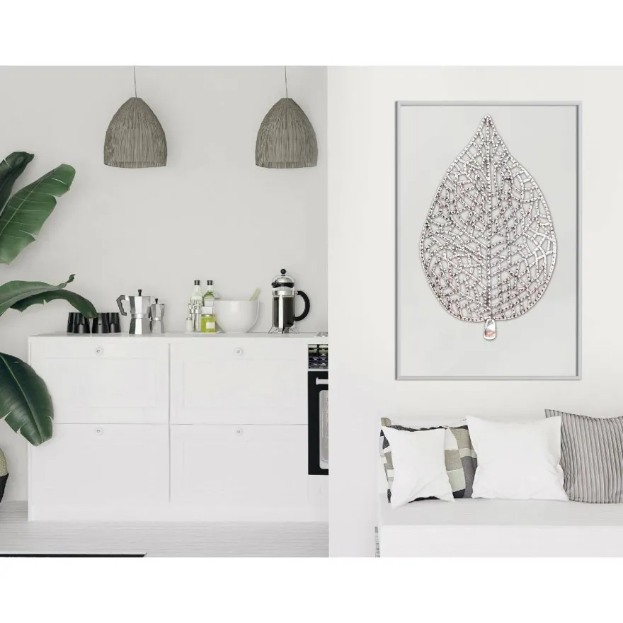 Juliste Artgeist Azur Leaf, kehyksillä, eri kokoja
