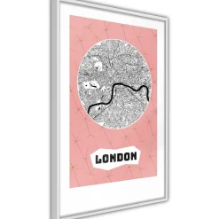 Juliste Artgeist Central London, kehyksillä, eri kokoja