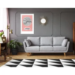 Juliste Artgeist Central London, kehyksillä, eri kokoja