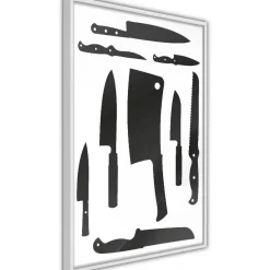 Juliste Artgeist Cleaver and Knives, kehyksillä, eri kokoja