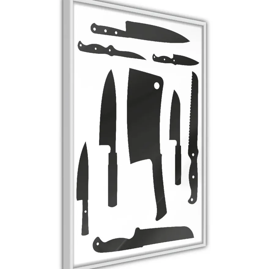 Juliste Artgeist Cleaver and Knives, kehyksillä, eri kokoja